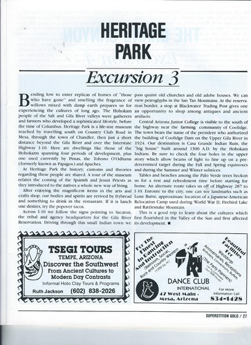 Superstition gold magazine arizona gold discovery information 1987 edition sc - Picture 7 of 10