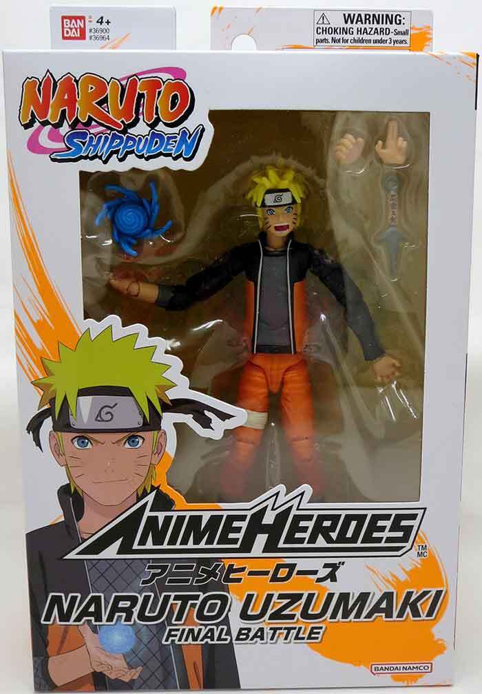 Naruto Shippuden 6 Inch Action Figure Anime Heroes - Naruto Final Battle