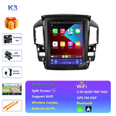 Android 14 Car Radio For Lexus RX300 RX330 RX350 1997-2003 Stereo GPS Navigation