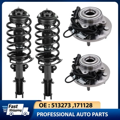 Front Wheel Bearing + Strut w/Coil Spring for Dodge Grand Caravan Town &Country