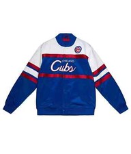 Mitchell  Ness Medium Chicago Cubs Viscose Lining Heavyweight Satin Jacket