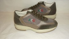 Scarpe sportive casual in pelle camoscio e tela N°36-37-38