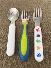 Lot Of 3 Kids Children  s Fork And Spoon Nuk Preowned JL 