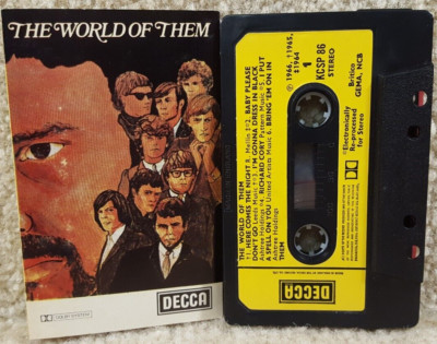 The World Of Them Cassette Tape Decca Records England Vintage 1965