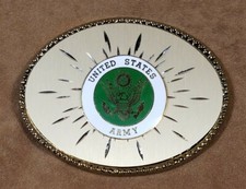 United States Army Enamel Belt Buckle