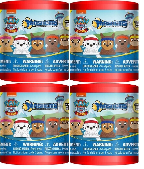 NEW Paw Patrol All Stars SERIES 5 Lot of 4 Mystery Capsule Pack