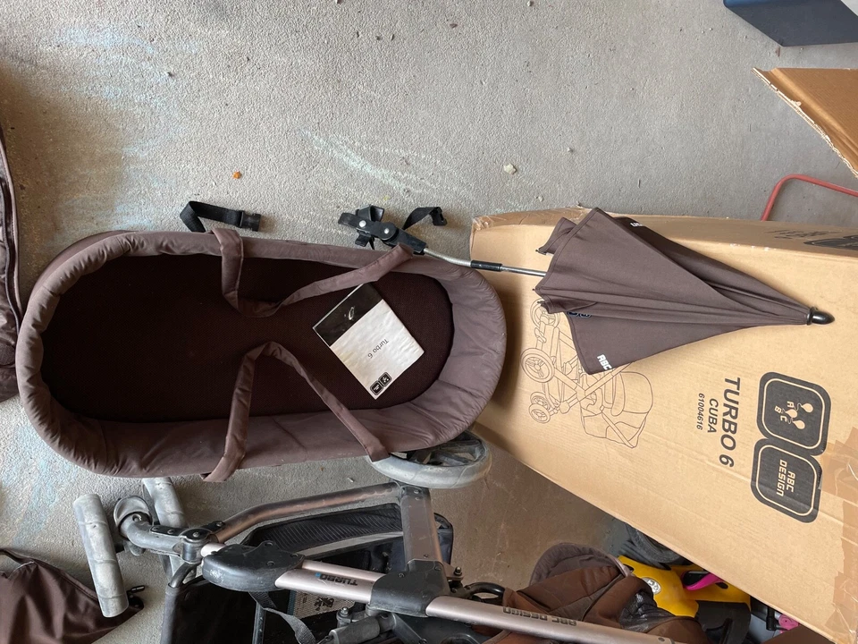 Kinderwagen ABC DESIGN TURBO 6 CUBA kpl. + orig. verpackt - Bild 4 von 4