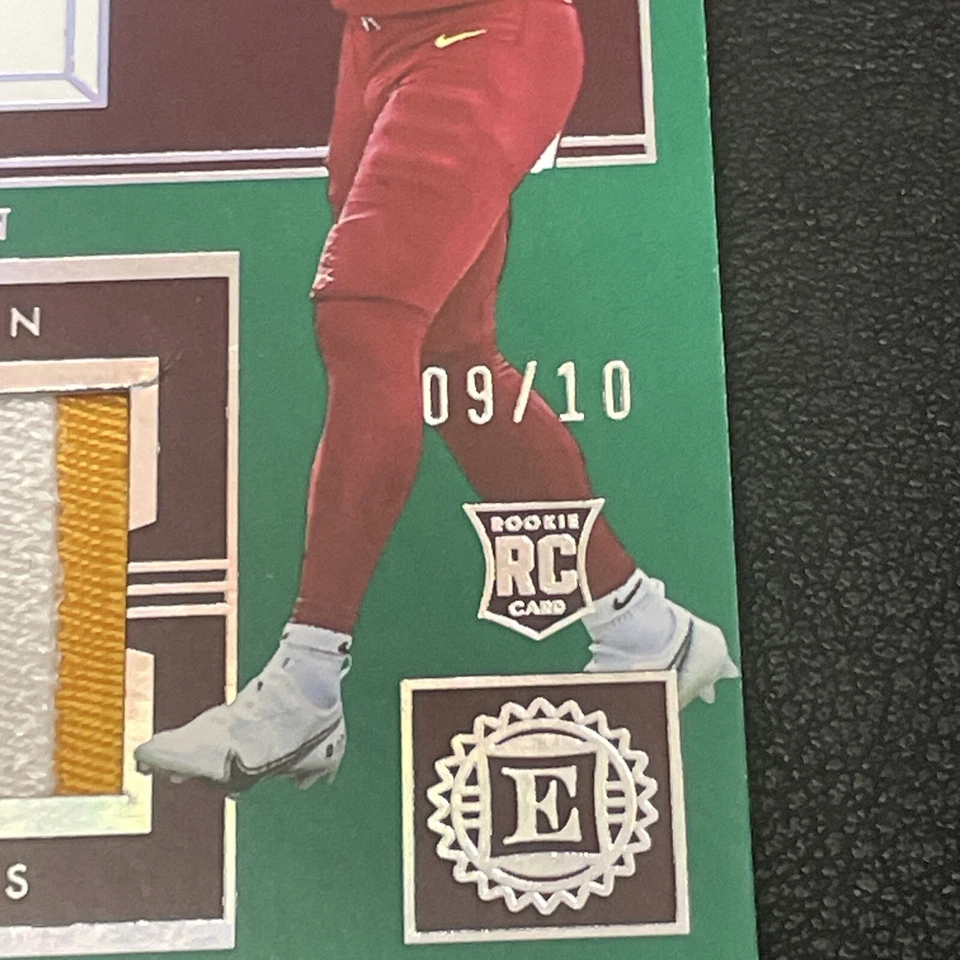 2022 Rookie Green Future Wave Patch Jahan Dotson #FWM 9/10 🔥🔥 - Image 4 of 4