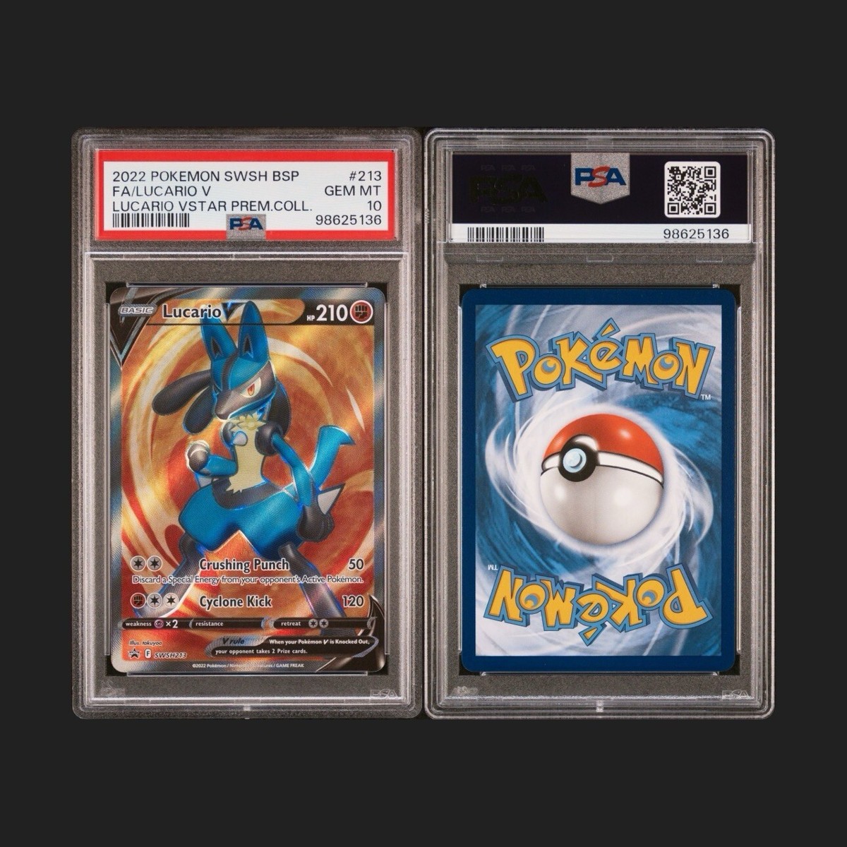 ルカリオ VSTAR #270 GEM MT 10 PSA 10 Gem Mint Lucario VSTAR SAR 226/172 s12a VSTAR Universe