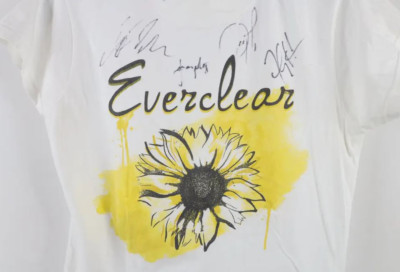 Everclear Sunflower Spell Out White Unisex Shirt Gift For Fan Cotton Tee MC154