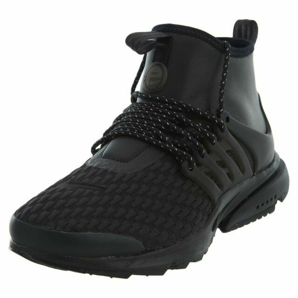 nike presto mid utility triple black