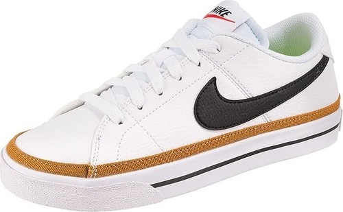 Nike Women's Gymnastics Shoes, White White Black Desert Ochre Team Orange, 8 US
