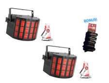 2X Chauvet DJ Mini Kinta ILS Effect Light  2X D-Fi USB w/Bonus Cable Wraps