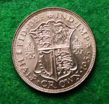 1935 George V Silver Half Crown Coin #4399