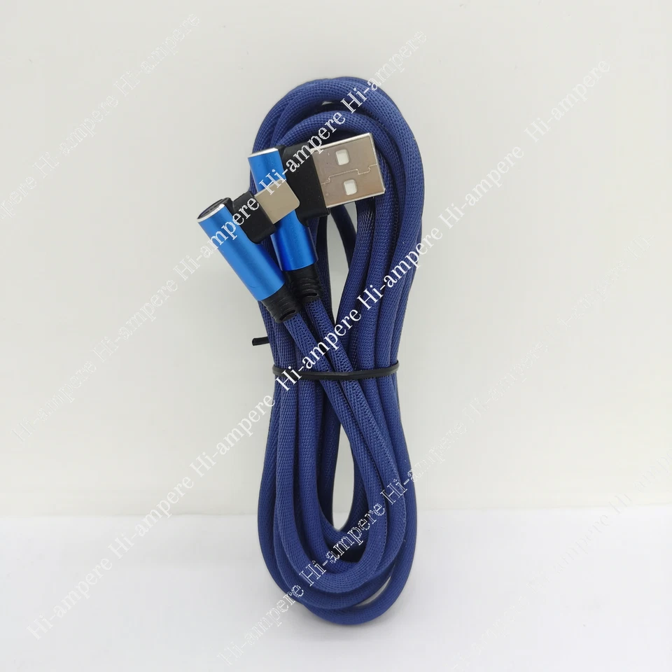 3Pack Elbow USB Fast Charger Cable 3/6/10Ft Cord For iPhone 14 13 12 11 8 6 X XR - Image 2 of 4