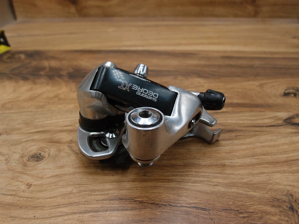 1991 MTB задний переключатель Shimano Deore XT RD-M735 VIA Японии короткая клетка 7 скоростей - Изображение 3 из 4