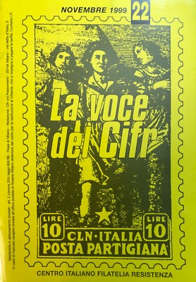 La voce del Cifr,  November 22 1999 by The Italian Resistance Philatelic Center