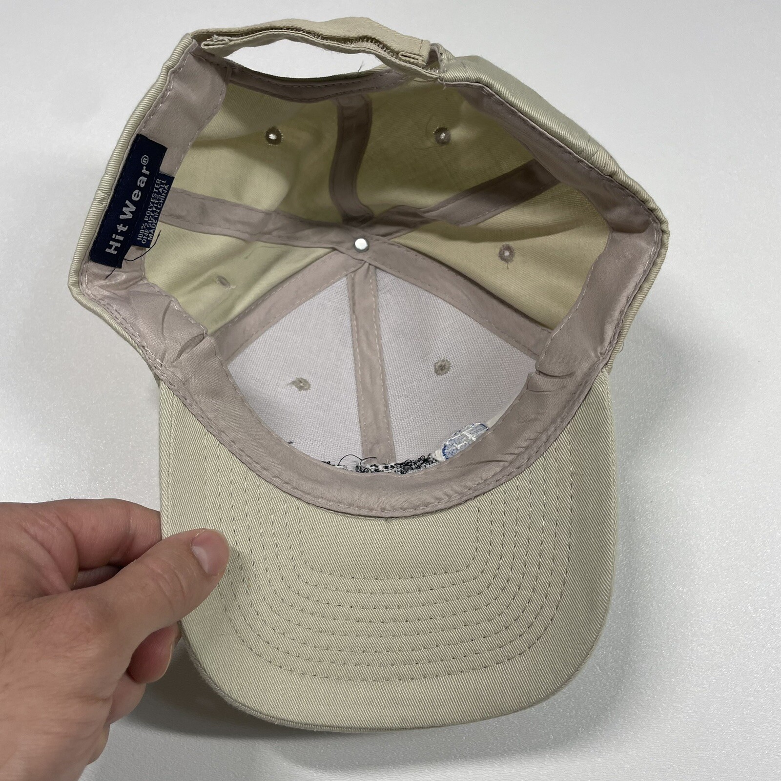 Express Scripts Hat Cap Men’s Beige Strapback Emb… - image 8