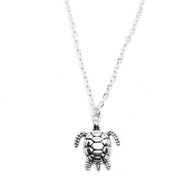 Ciondolo tartaruga in argento decorato - Tribù delle Colline