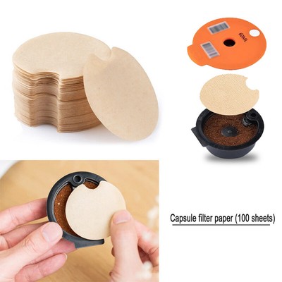 For Bosch Coffee Machine Capsule Filter Accessories 100 Pieces Coffee Filters