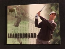 2001 UPPER DECK Mike Weir PGA LEADERBOARD GOLF CARD #101