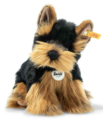 Steiff Herkules Yorkshire Terrier - collectable plush puppy dog - 24cm - 076923 - Picture 1 of 1
