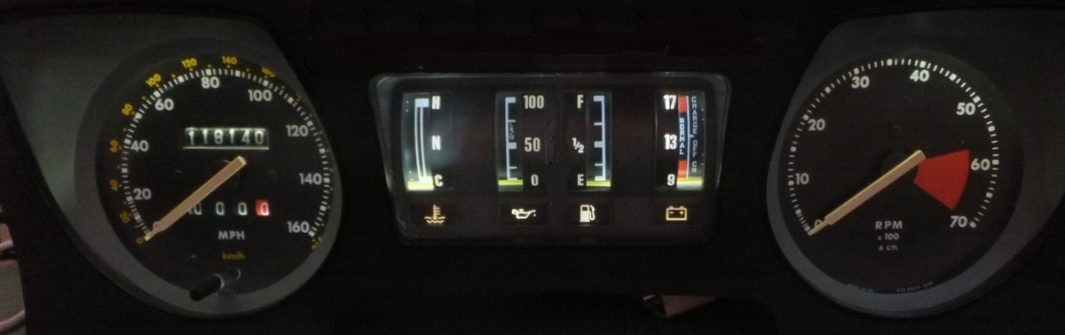Jaguar XJ-S Complete Dash Instrument LED Gel/Ceramic Bulb