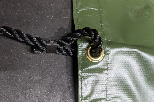 12’ x 17’ Green Tarp Extreme Heavy Duty 16 Mil for Roof Boat Firewood Tent Cover - Picture 3 of 4