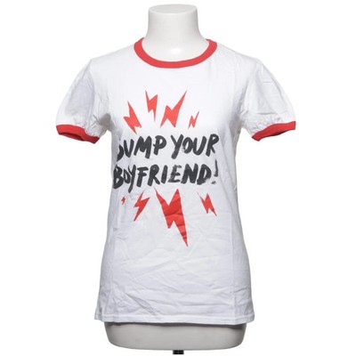 Anvil, T-shirt, Größe: L, Weiß/Rot, Baumwolle, Print, Damen #cDG