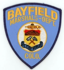 COLORADO CO BAYFIELD MARSHAL NICE SHOULDER PATCH SHERIFF POLICE