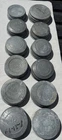 Vintage Ball Zinc & Milk Glass 11 Regular And 1 Wide Mouth Canning Jar Lids