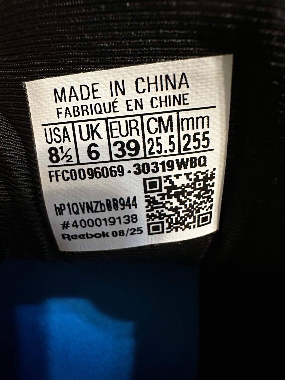 Reebok Tennis Shoes Women’s Size 8 ½ Black Sporty Supportive Comfortable thumbnail 7