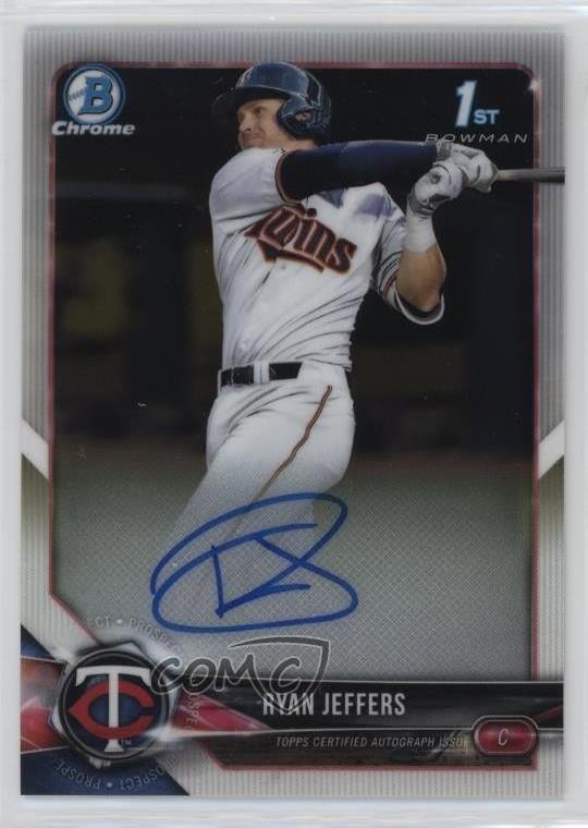 2018 Bowman Draft Chrome Draft Pick Auto Ryan Jeffers #CDA-RJ Auto