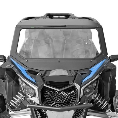 For Can-Am Maverick X3 DS/RC 2017+ 2025 ATV/UTV Glass Front Windshield w/ Wiper