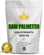 Saw Palmetto Capsules /Tablets 5000 Mg PROSTATE URINARY TRACK HAIR LOSS