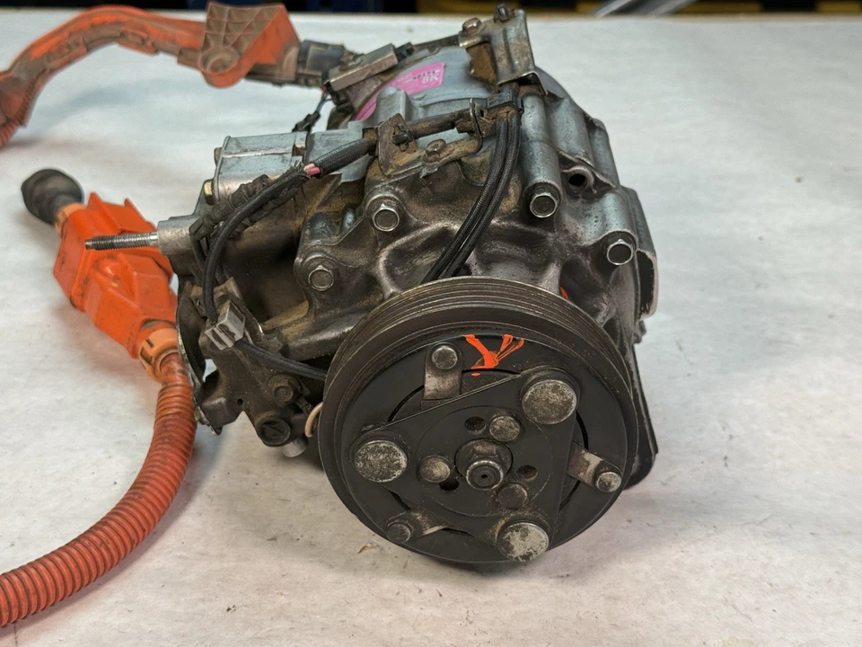 🛑BROKEN 2012-2015 Honda Civic Hybrid Acura ILX Hybrid A/C Compressor OEM HBC198 - Image 4 of 4