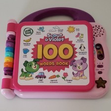 LeapFrog Scout Violet 100 Words Book Electronic Learning Toy English/Espa ol