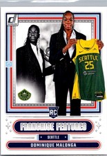 Dominique Malonga 2025 Donruss WNBA Franchise Features #19 Rookie Seattle Storm