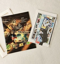 USPS 1991 Commemorative Stamp Collection - Book, Sealed Stamps Packet #8880