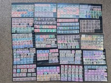 20 (!) Large stock cards full of old stamps Austria + Republic stamped