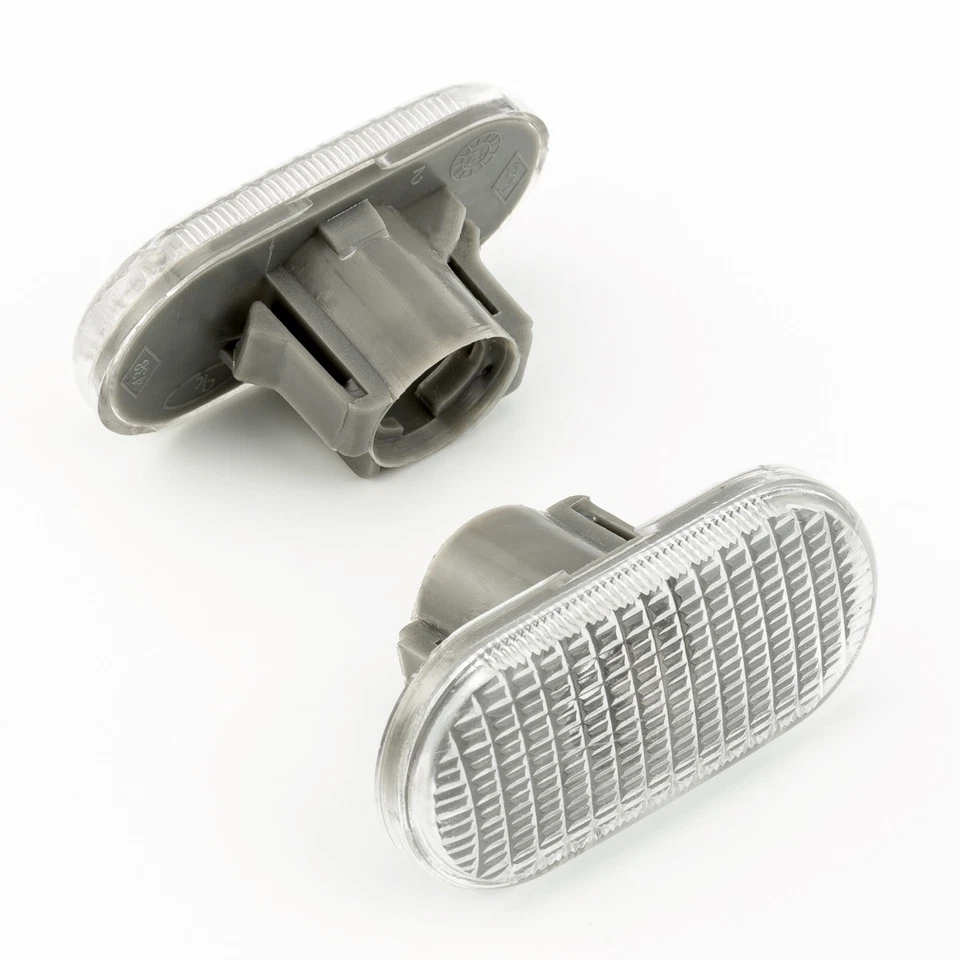 2x Indicatore Parafango Freccia Laterale Freccia LR Bianco per Renault Twingo - Immagine 2 di 4