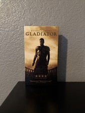 Gladiator 2000 VHS Tape Adventure Drama Starring Russel Crowe, Joaquin Phoenix