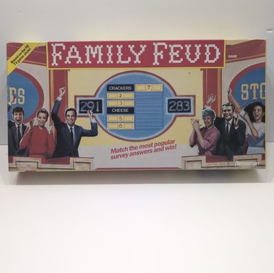 Family Feud Vintage Board Game Pressman 1990 Complete Excellent Condition Mint