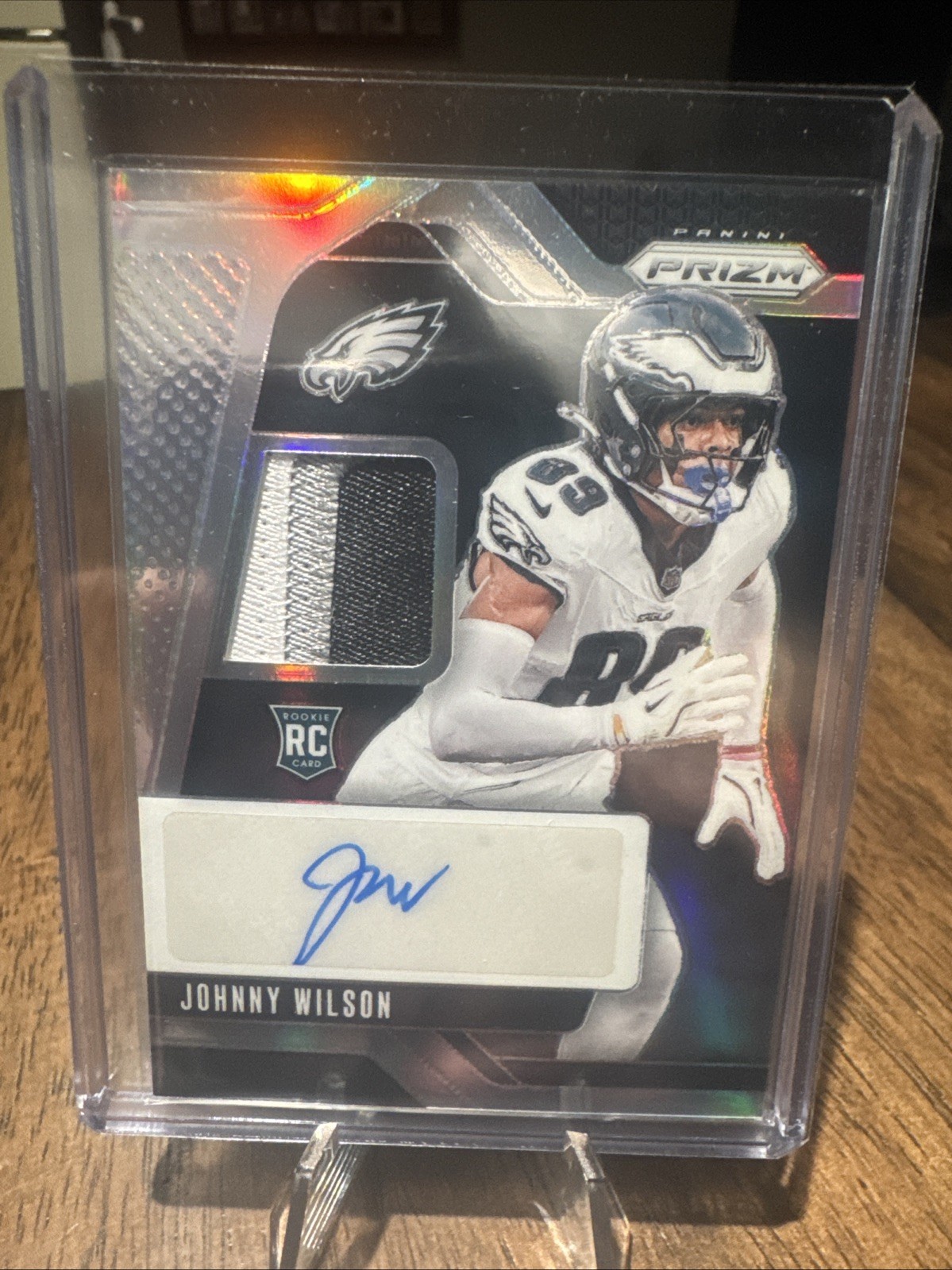 Johnny Wilson Panini Prizm Rookie Patch Autographs #RPAJWN Base