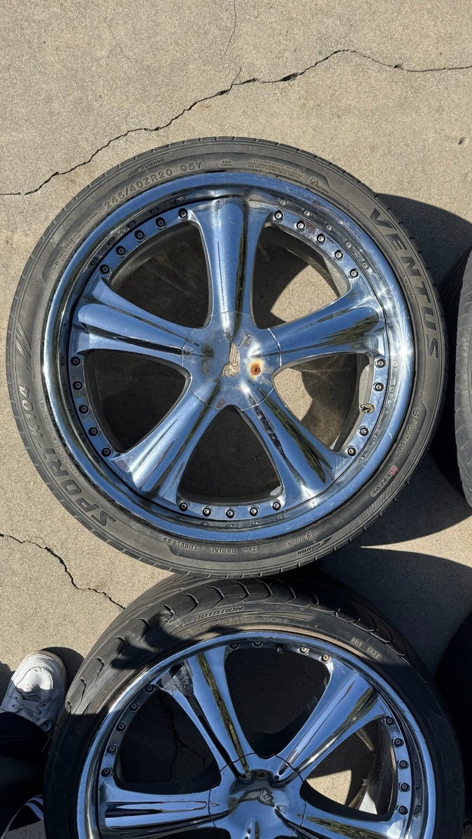 AME モデラート　20インチ　4本セット　114.3 5穴　中古品　ENKEI 20