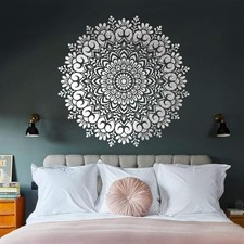 Large Mandala Wall Painting Stencil 35x22in Reusable Bedroom Decor Template