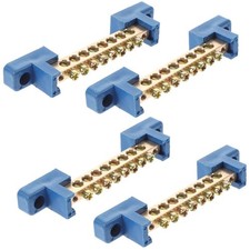4 Pcs Ground Distribution Block Terminal Connector Bar Electrical Bus