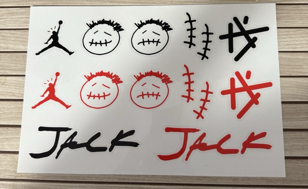 Jordan x Travis Scott (Cactus Jack) TR tote Bag And Sticker