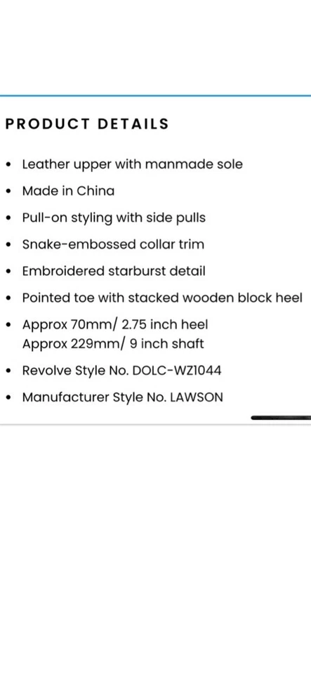 Dolce Vita Revolve Lawson Bota Media Pantorrilla Sand Buck Off White Cuero Para Mujer Talla 6” Foto 2 de 4