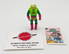 1984 Lex Luthor w/ Comic Complete Vintage Kenner Super Powers Figure